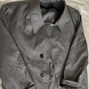 Vintage Houndstooth London Fog Maincoat Size 42Reg
